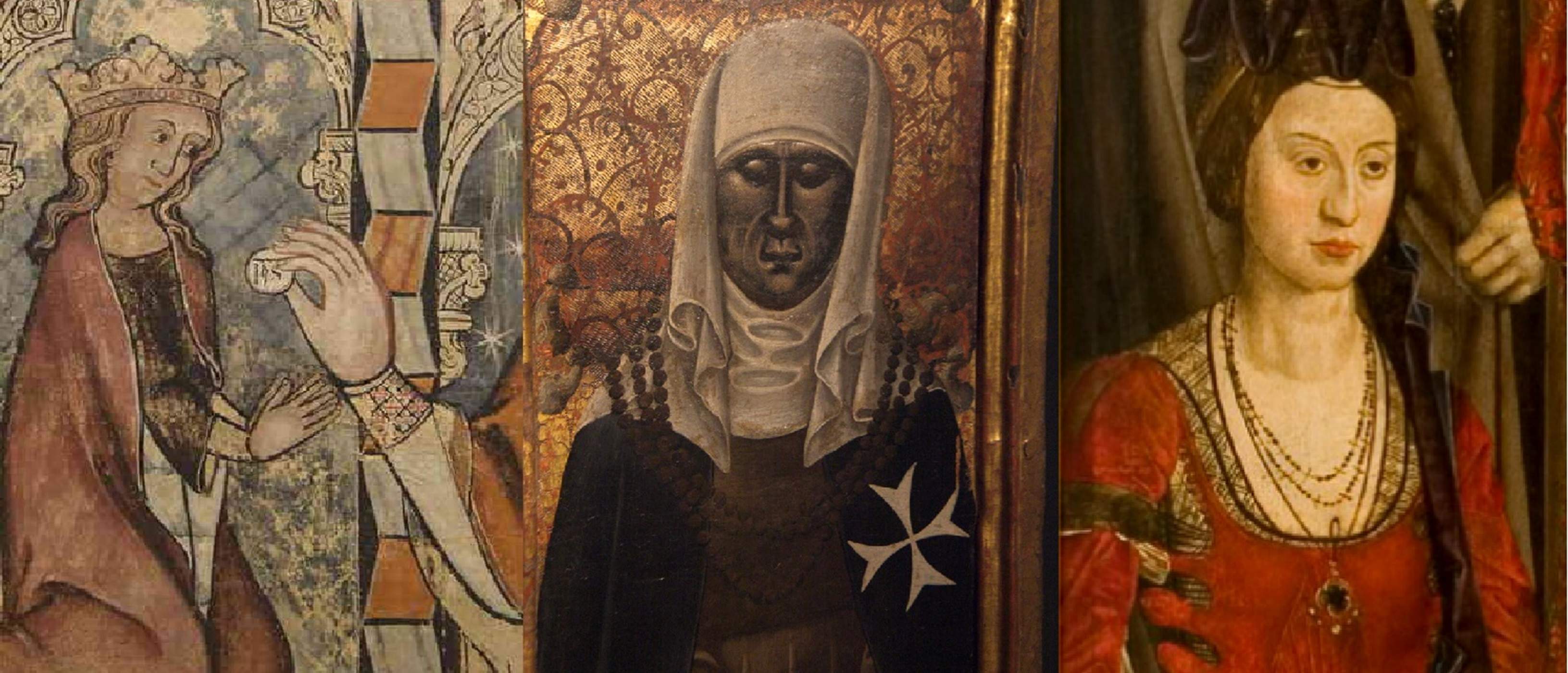 Sibil·la de Fortià, Isabel d'Urgell i Elisabet d'Urgell. Font Wikimedia Commons Sibil·la de Fortià, Isabel d'Urgell i Elisabet d'Urgell. Font Wikimedia Commons