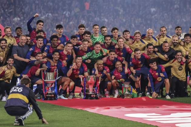 Barça triplete / Foto: Europa Press Barça triplete / Foto: Europa Press