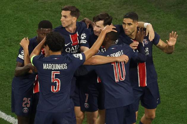 PSG Celebració final champions foto EFE