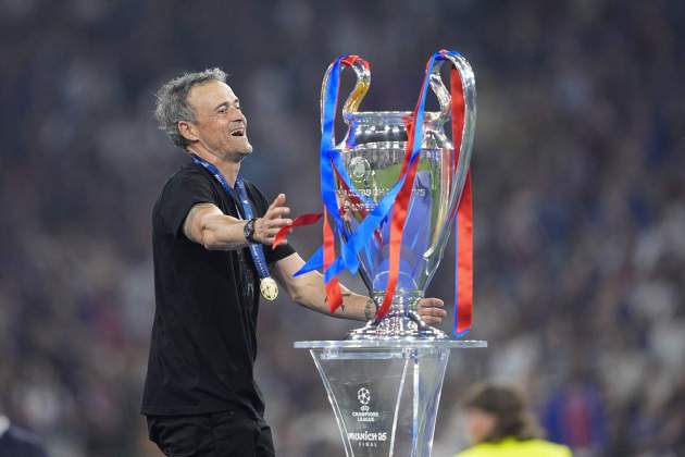 Luis Enrique, campeón de la Champions League / Foto: Europa Press