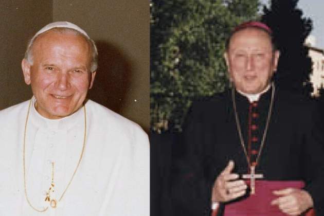 El pontifex Joan Pau II i el nunci Kada / Font: Wikimedia Commons i Nunciatura Apostólica (1) El pontifex Joan Pau II i el nunci Kada / Font: Wikimedia Commons i Nunciatura Apostólica (1)