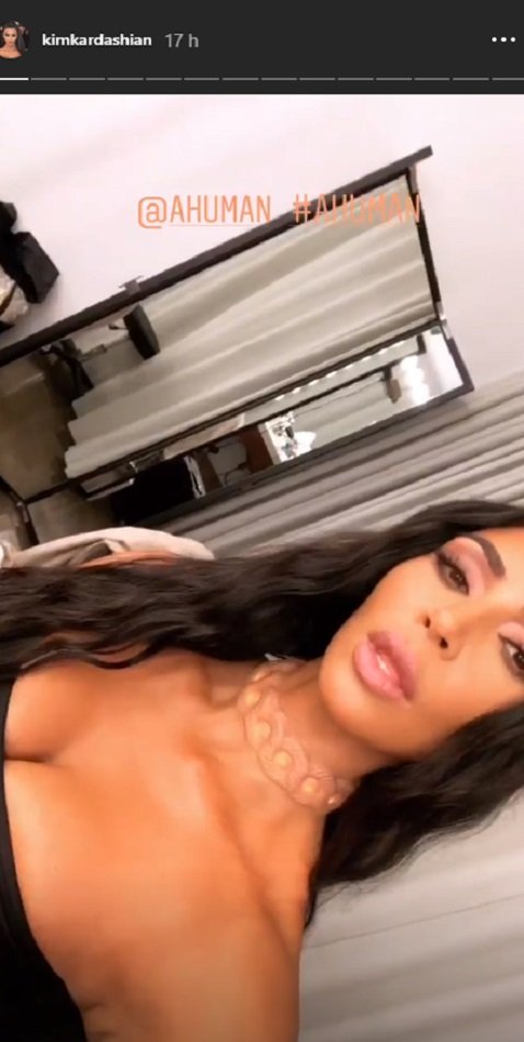 kim kardashian collar instagram