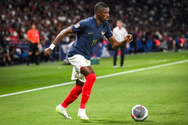 Dembélé, disputant un partit amb França / Foto: Europa PRess Dembélé, disputant un partit amb França / Foto: Europa PRess