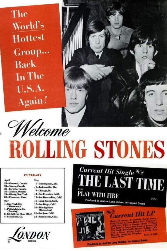 Rolling Stones Ad 1965 Rolling Stones Ad 1965
