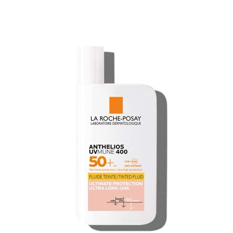LA ROCHE POSAY ANTHELIOS UVMUNE 400 FLUIDO INVISIBLE SPF50+ CON COLOR LA ROCHE POSAY ANTHELIOS UVMUNE 400 FLUIDO INVISIBLE SPF50+ CON COLOR