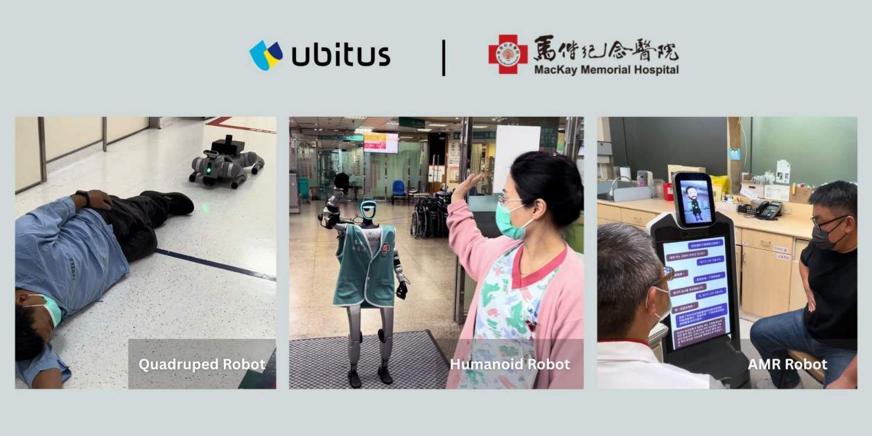 Mostra dels tres robots desenvolupats per l'empresa Ubitus Mostra dels tres robots desenvolupats per l'empresa Ubitus