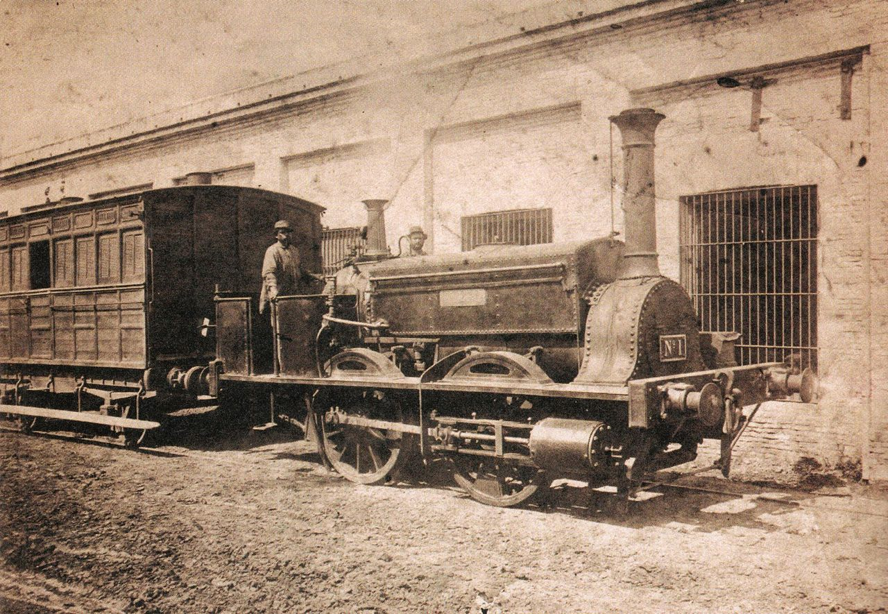 Els catalans de Buenos Aires construeixen el primer ferrocarril de l’Argentina