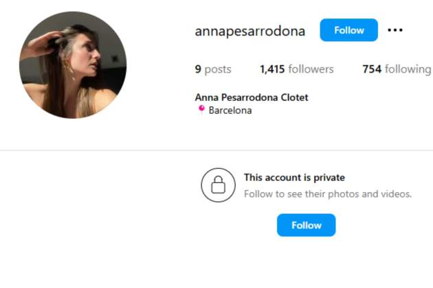 Perfil Instagram Anna Pesarrodona Perfil Instagram Anna Pesarrodona