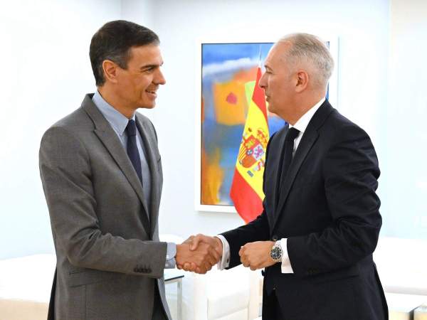 Markus Haupt seat con Pedro Sánchez Markus Haupt seat con Pedro Sánchez
