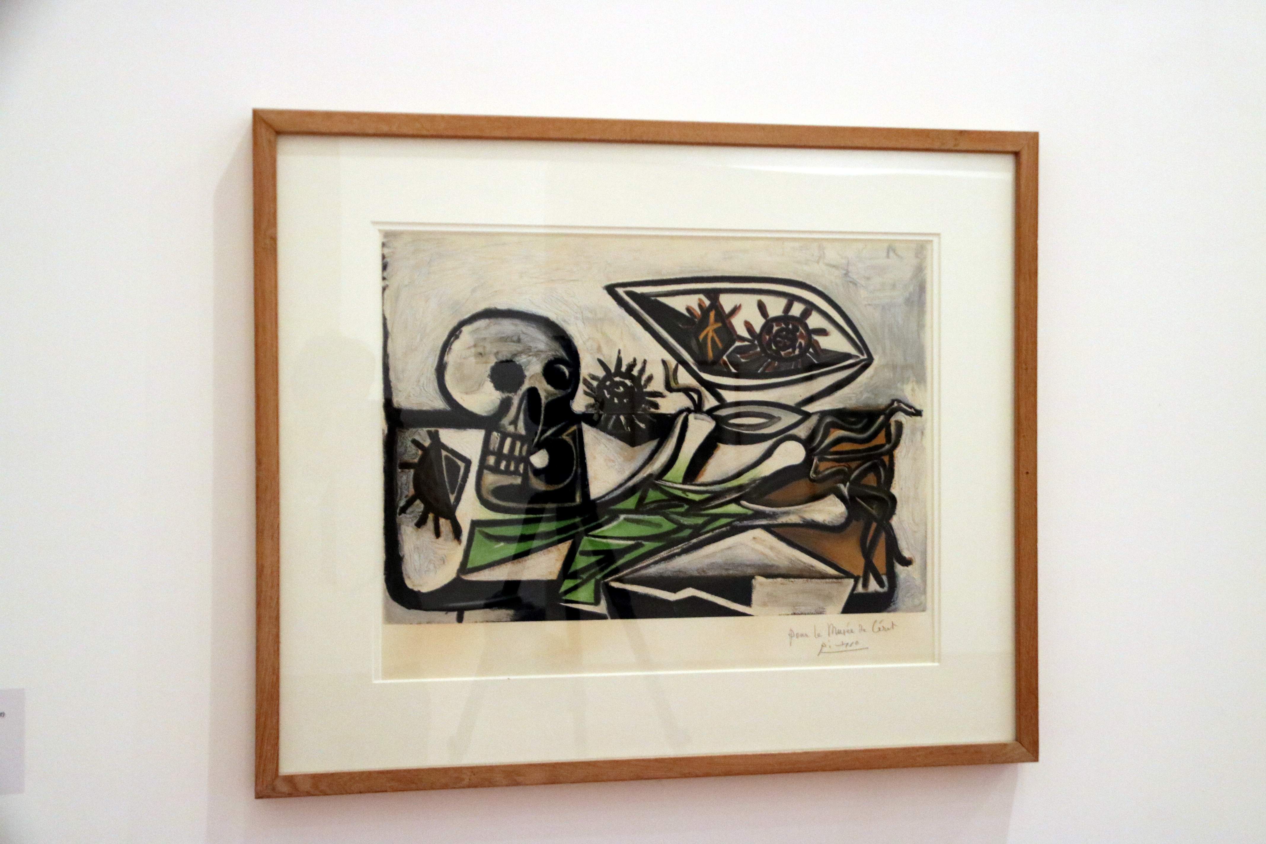 La obra 'Naturaleza muerta con puerros' (1950) de Picasso, en el Museo de Ceret / ACM La obra 'Naturaleza muerta con puerros' (1950) de Picasso, en el Museo de Ceret / ACM