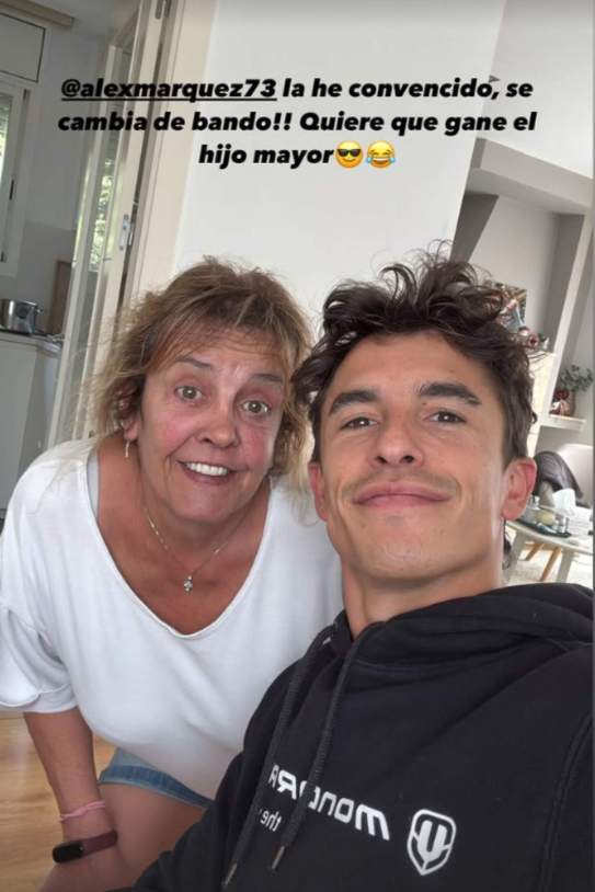 Marc Márquez amb la seva mare / Instagram Marc Márquez amb la seva mare / Instagram