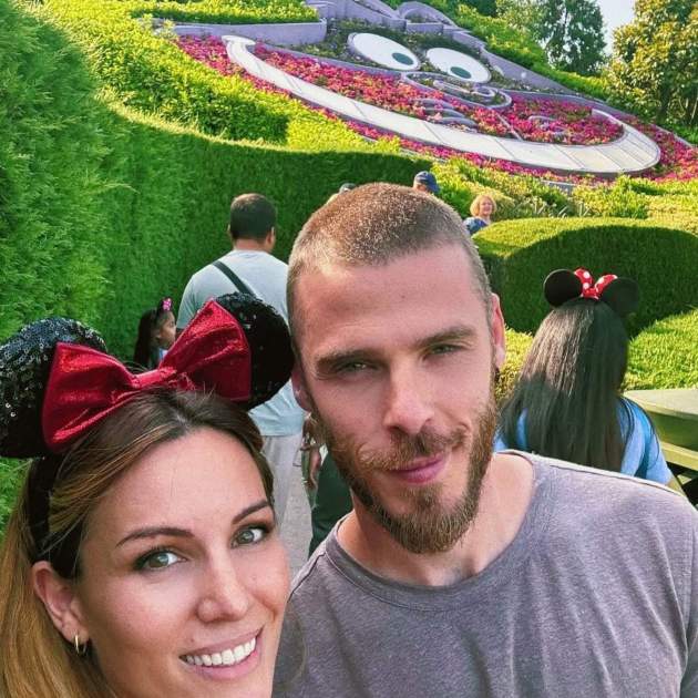 Edurne y de Gea en Dinseyland / Instagram Edurne y de Gea en Dinseyland / Instagram