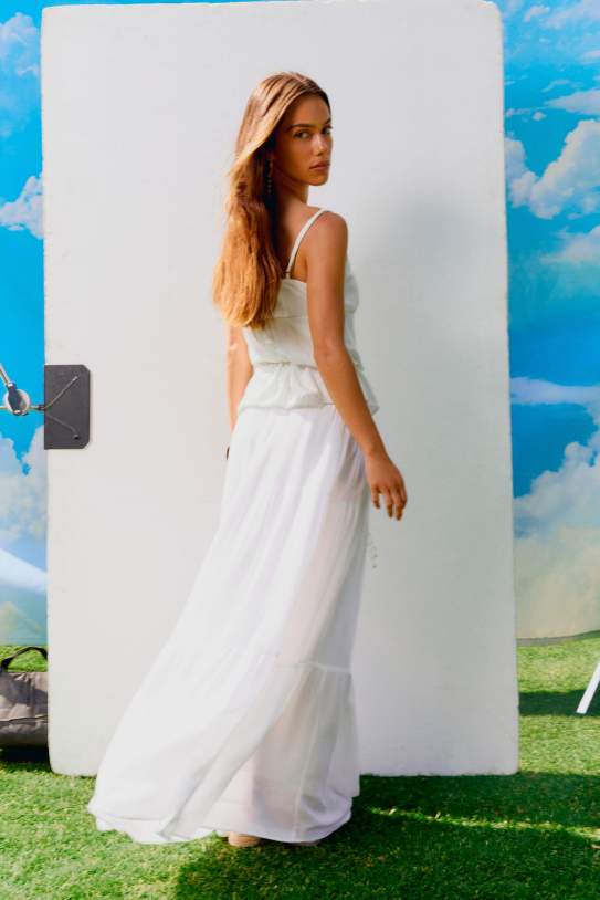 Faldilla|Falda midi boho
