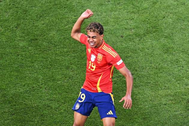 Lamine Yamal celebra el seu gol amb Espanya contra França a l'Eurocopa / Foto: Europa Press Lamine Yamal celebra el seu gol amb Espanya contra França a l'Eurocopa / Foto: Europa Press