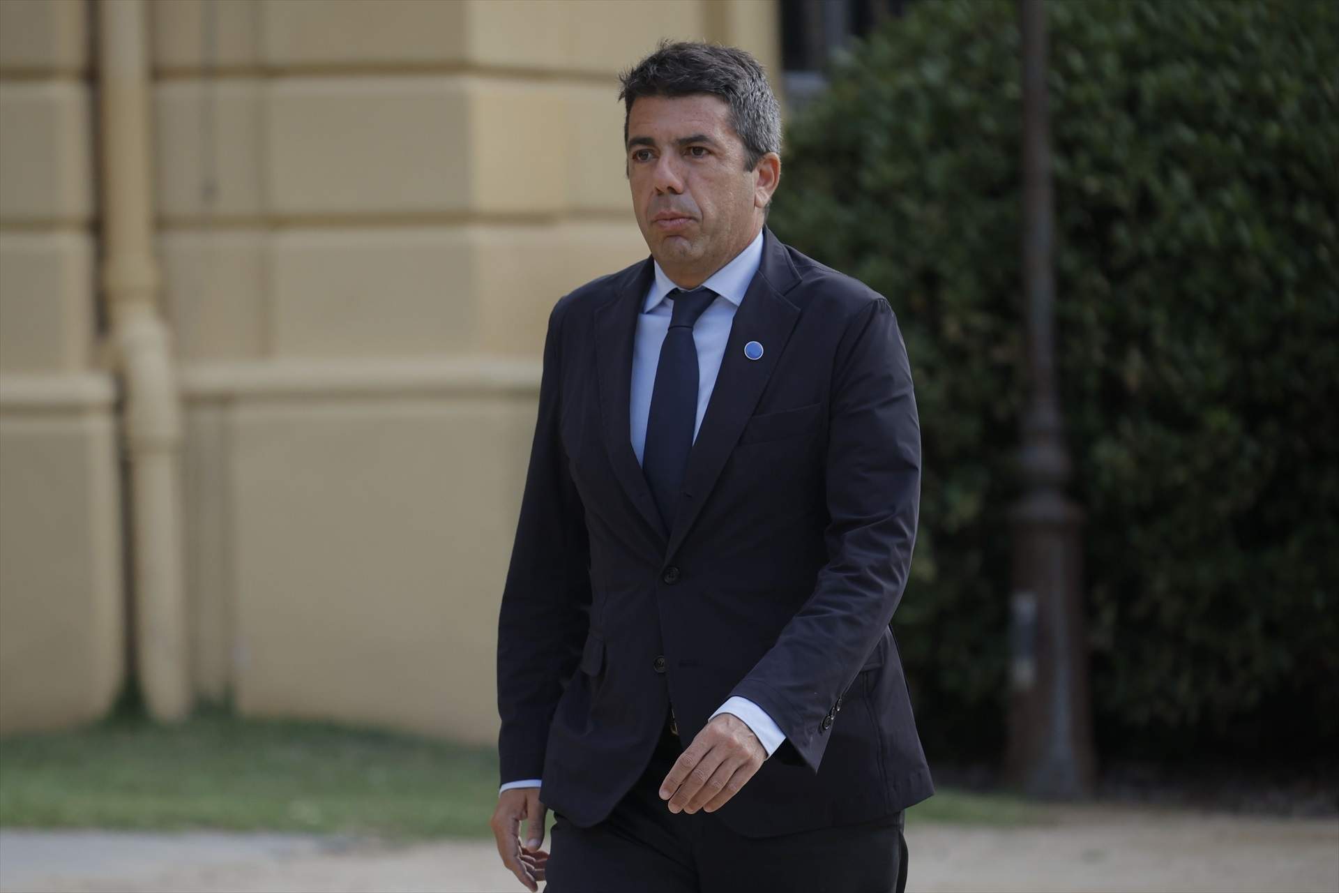 Carlos Mazón, a la seva arribada al Palau de Pedralbes (Europa Pres) Carlos Mazón, a la seva arribada al Palau de Pedralbes (Europa Pres)
