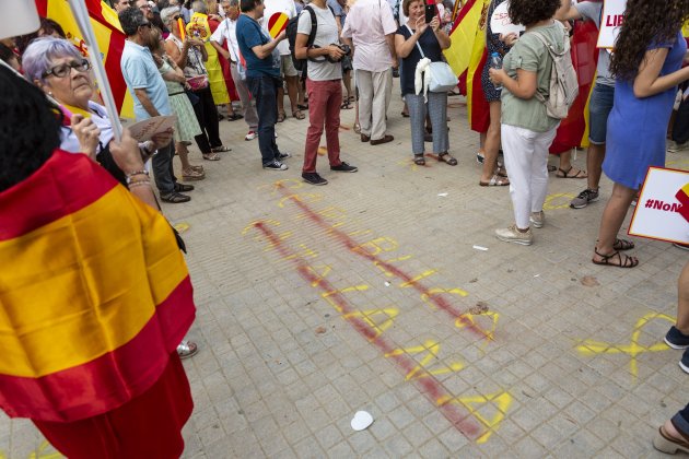 Mani Ciutadans Ciutadella pintades Unionisme agresions - Sergi Alcazar