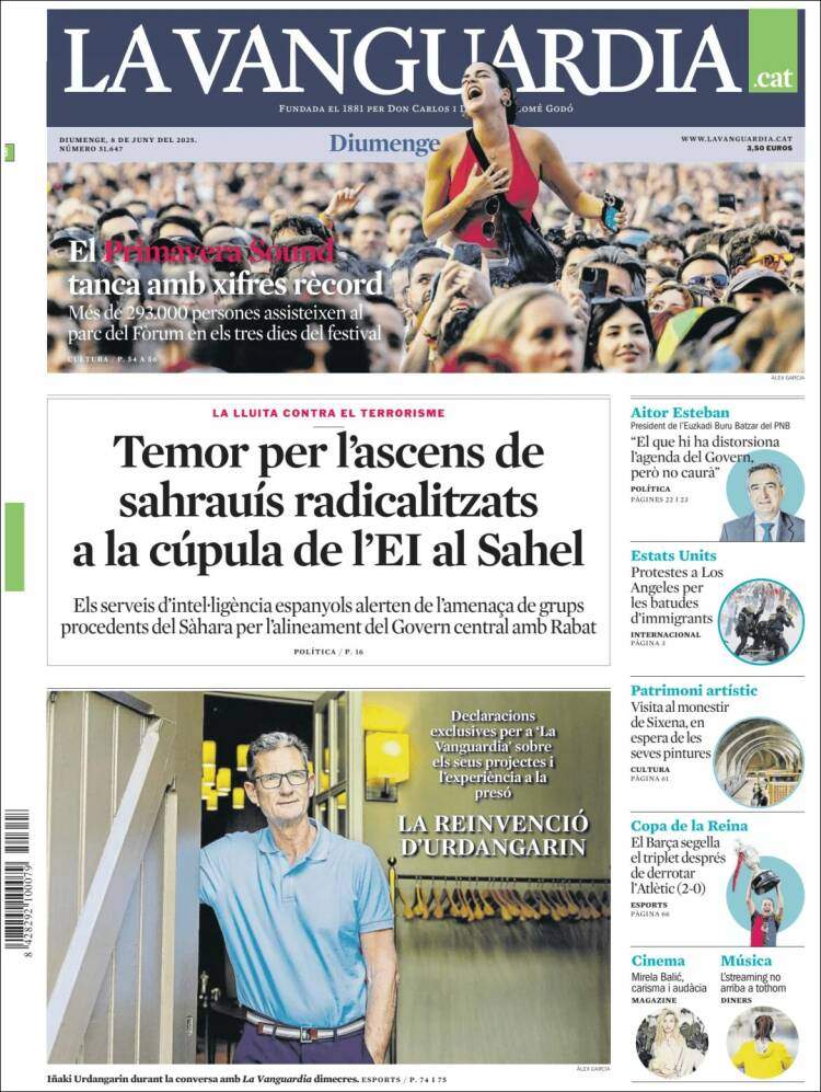 'La Vanguardia' 8 'La Vanguardia' 8