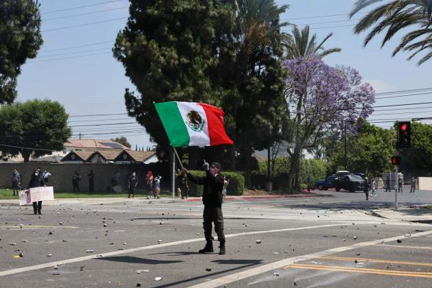 aldarulls protestes estats units los angeles california trump efe 