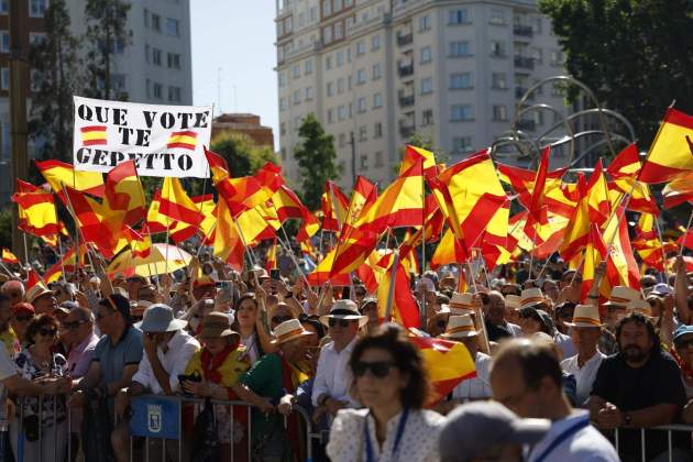 Concentració PP Plaza España 8 juny EFE Concentració PP Plaza España 8 juny EFE