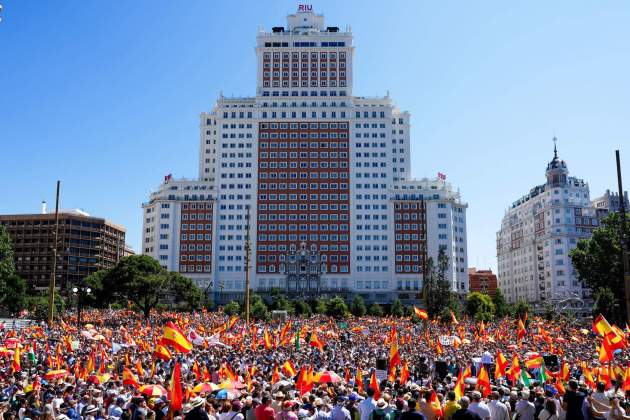 Plaza España concentració 8 juny EFE Plaza España concentració 8 juny EFE