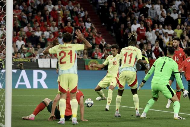Martín Zubimendi gol final Nations League / Foto: EFE Martín Zubimendi gol final Nations League / Foto: EFE