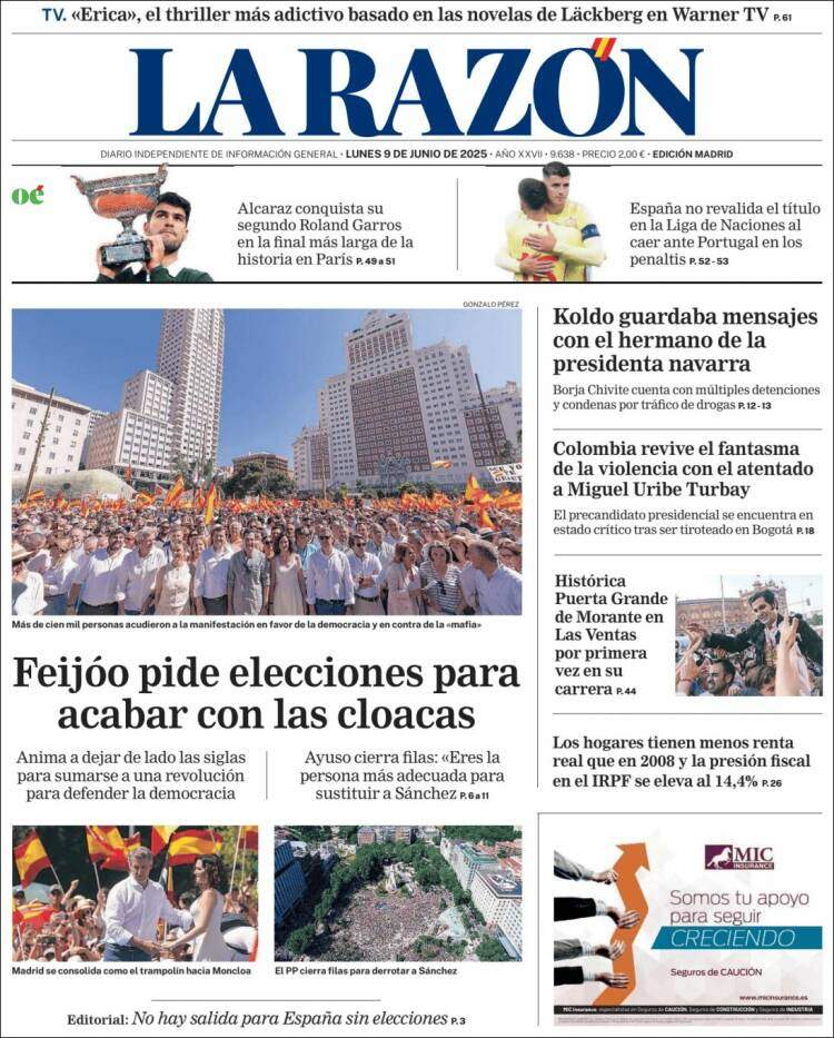 'La Razón' 9 'La Razón' 9