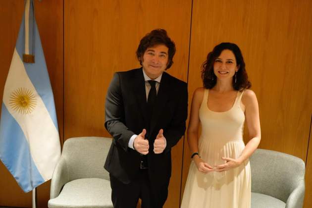 Ayuso i Milei el juny del 2025 a Madrid - Oficina del Presidente de la República Argentina Ayuso i Milei el juny del 2025 a Madrid - Oficina del Presidente de la República Argentina