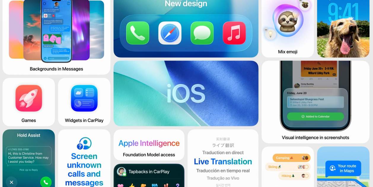 Aquestes són les principals novetats de iOS 26 Aquestes són les principals novetats de iOS 26
