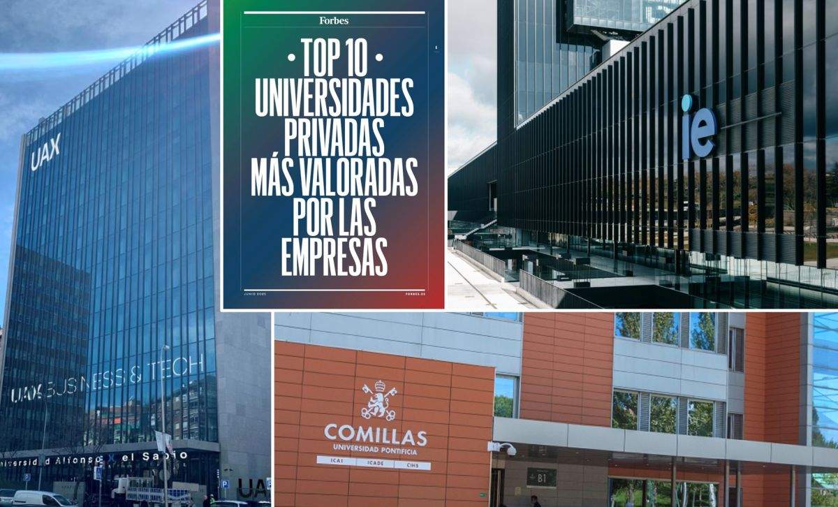 IE University, la Universitat Alfons X el Savi i la Pontificia de Cometes les universitats privades