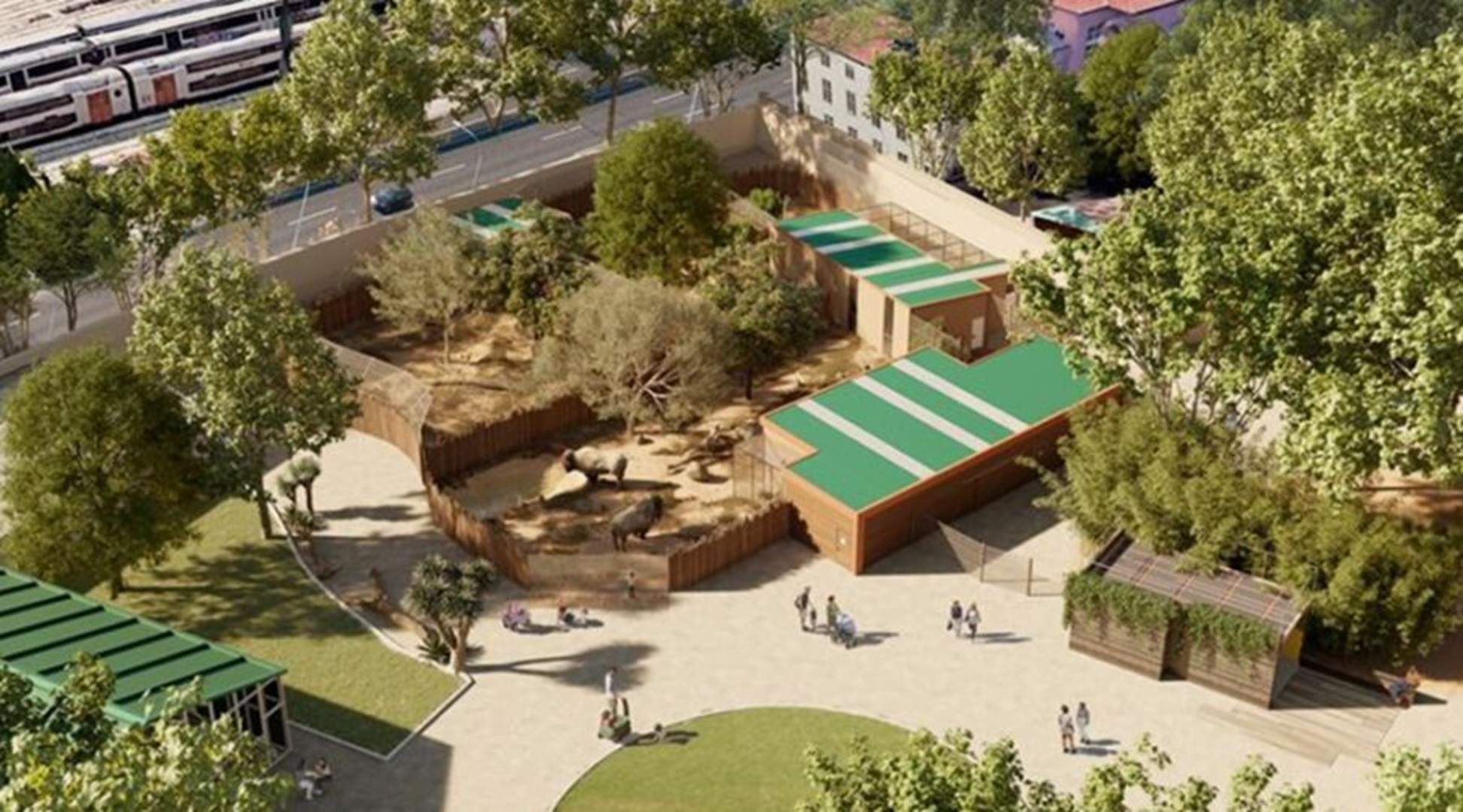 El Zoo de Barcelona crea una reserva d’animals on hi havia l’antic Aquarama