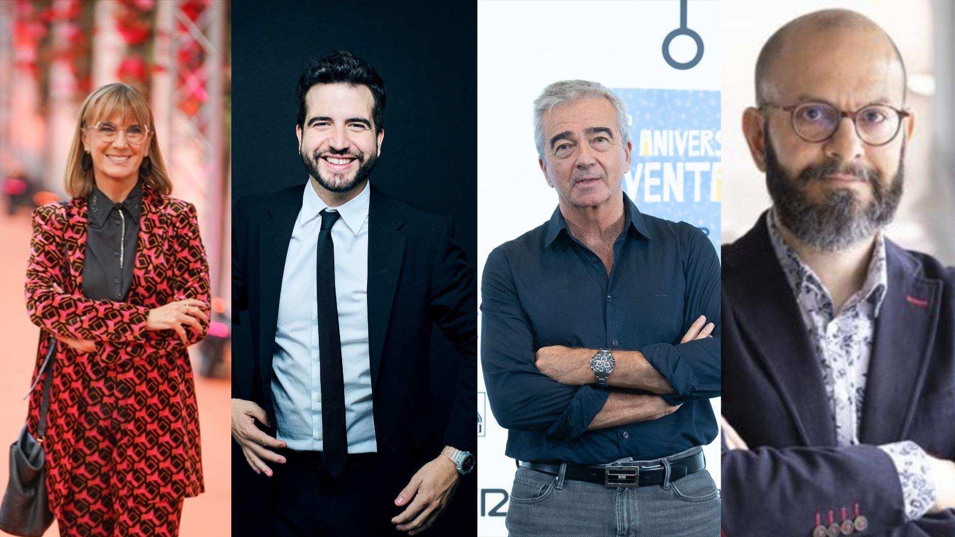 Ricard Ustrell, Carles Francino, Gemma Nierga i Òscar Muñoz, Premis Nacionals de Comunicació
