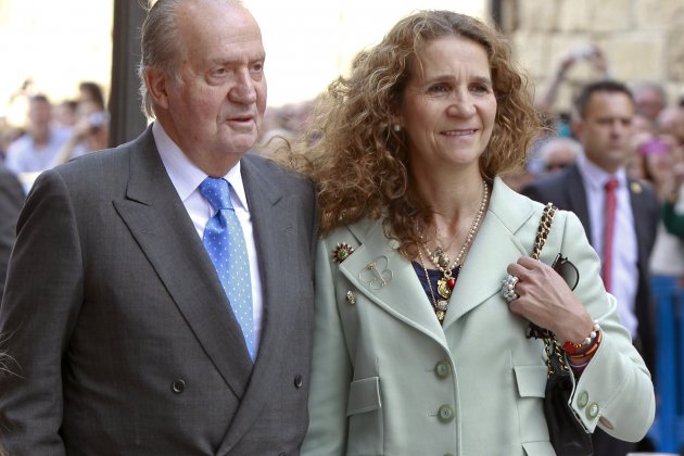 rey joan carles e infanta elena GTRES