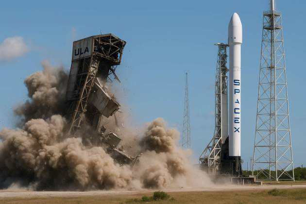 SpaceX conquereix l'espai i les plataformes de llançament SpaceX conquereix l'espai i les plataformes de llançament