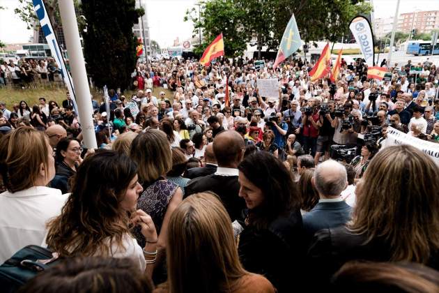 Protesta Plaza de Castilla Europa Press Protesta Plaza de Castilla Europa Press