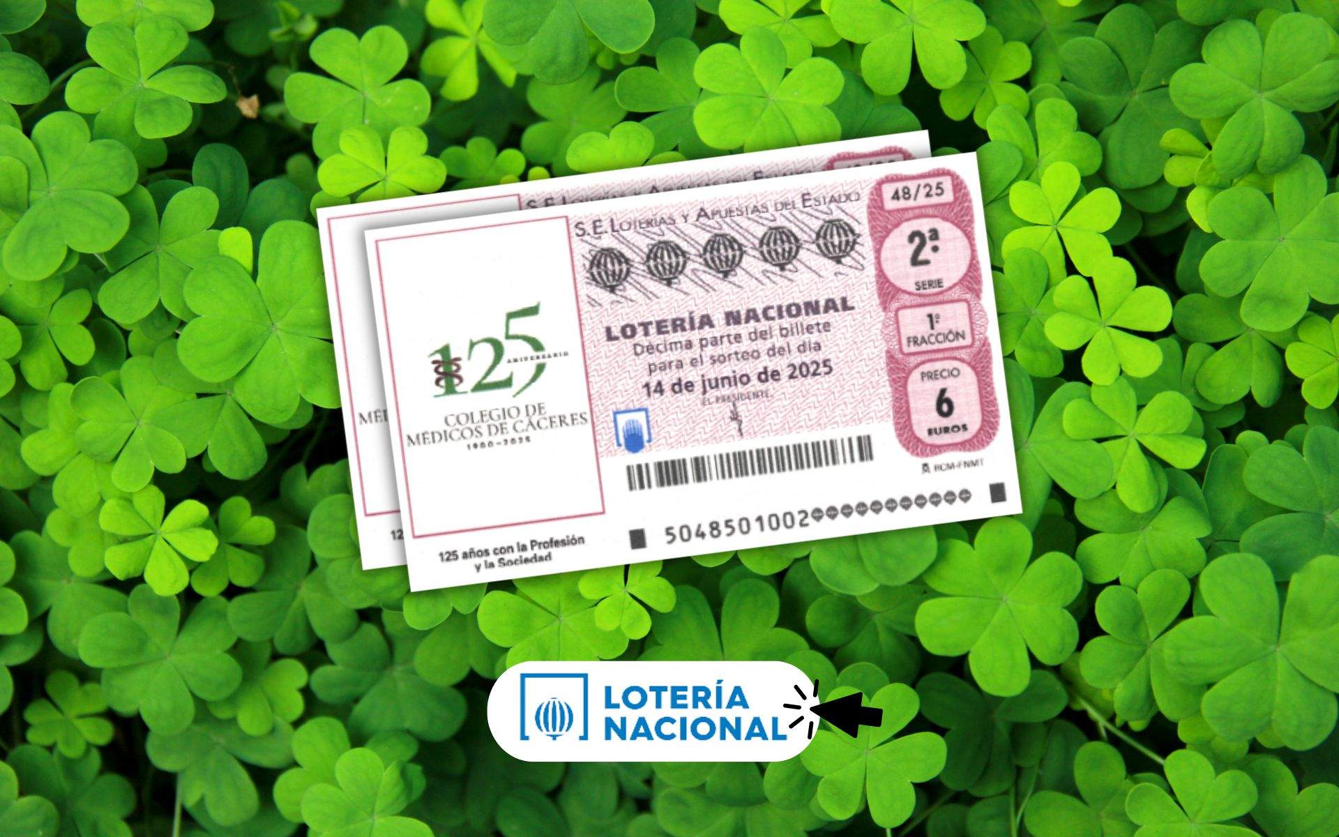 Comprovar Loteria Nacional d'avui: resultats i premis del dissabte 14 de juny de 2025