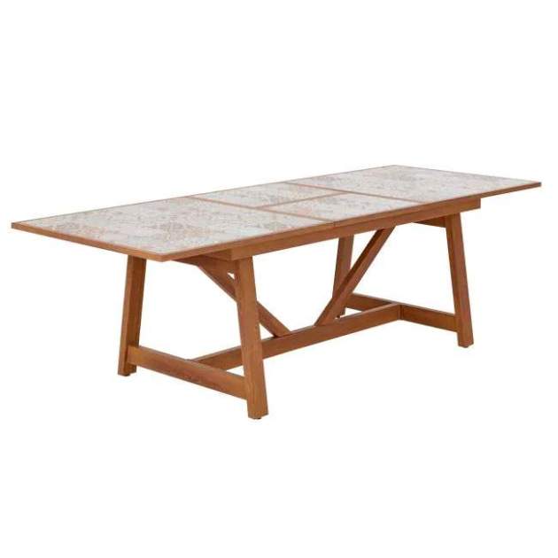 Taula de jardin extensible de fusta Gaia1 Taula de jardin extensible de fusta Gaia1