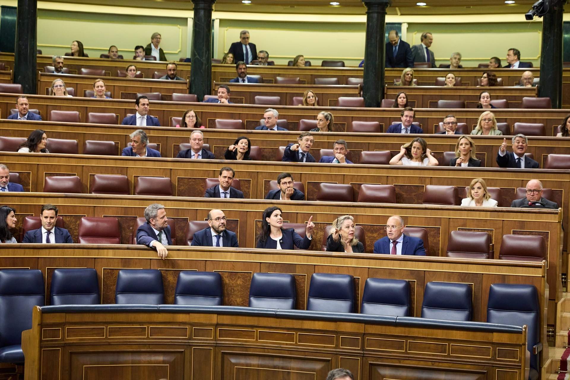 El PP rep Santos Cerdán al Congrés amb crits de “dimissió” i exigeix eleccions a Pedro Sánchez