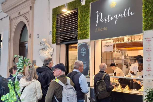 Pàdua. Gelateria Portogallo, una de les més premiades del món / Foto: cedida per Conxa Calza Pàdua. Gelateria Portogallo, una de les més premiades del món / Foto: cedida per Conxa Calza