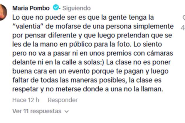 Comentari Maria Pombo TikTok Comentari Maria Pombo TikTok