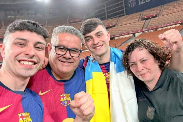 La família de Pedri celebrant un títol / Instagram La família de Pedri celebrant un títol / Instagram