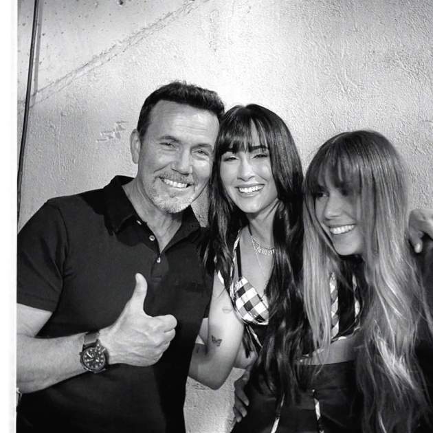 Aitana amb el seu pare Cosme i la seva cosina Olga Instagram Aitana amb el seu pare Cosme i la seva cosina Olga Instagram