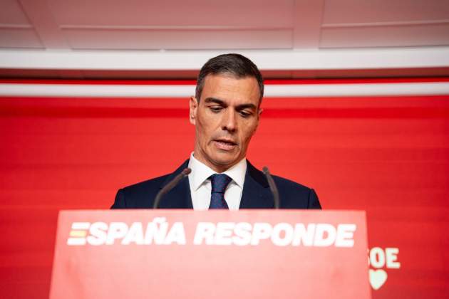 Roda premsa Pedro Sánchez, PSOE, després dimissio Santos Cerdan / Europa Press Roda premsa Pedro Sánchez, PSOE, després dimissio Santos Cerdan / Europa Press