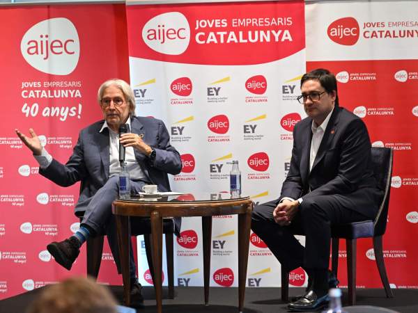 Josep Sánchez Llibre y Rubén Sans. Imagen: AIJEC Josep Sánchez Llibre y Rubén Sans. Imagen: AIJEC
