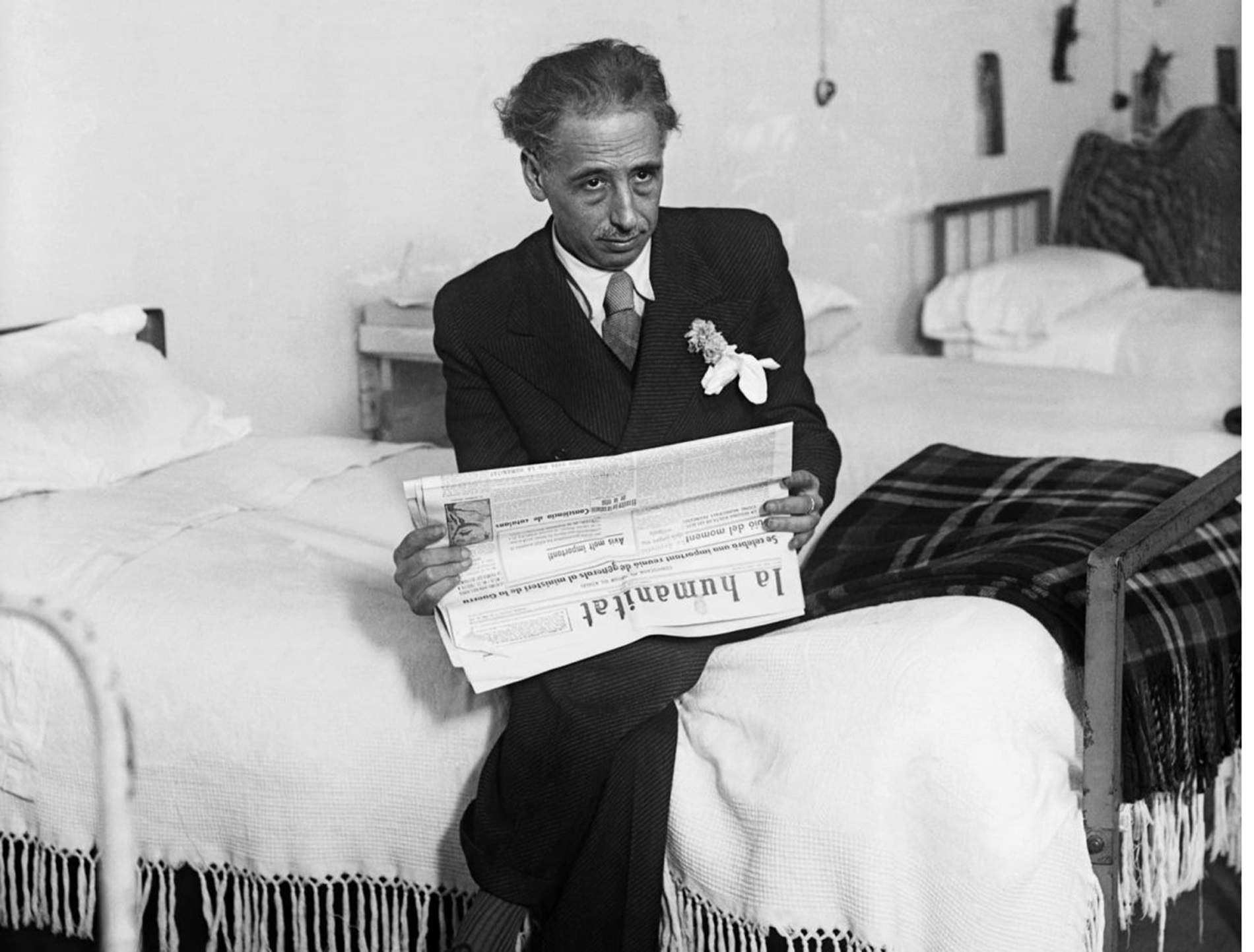 El president Companys a la presó de Madrid durant el judici. Font EFE El president Companys a la presó de Madrid durant el judici. Font EFE