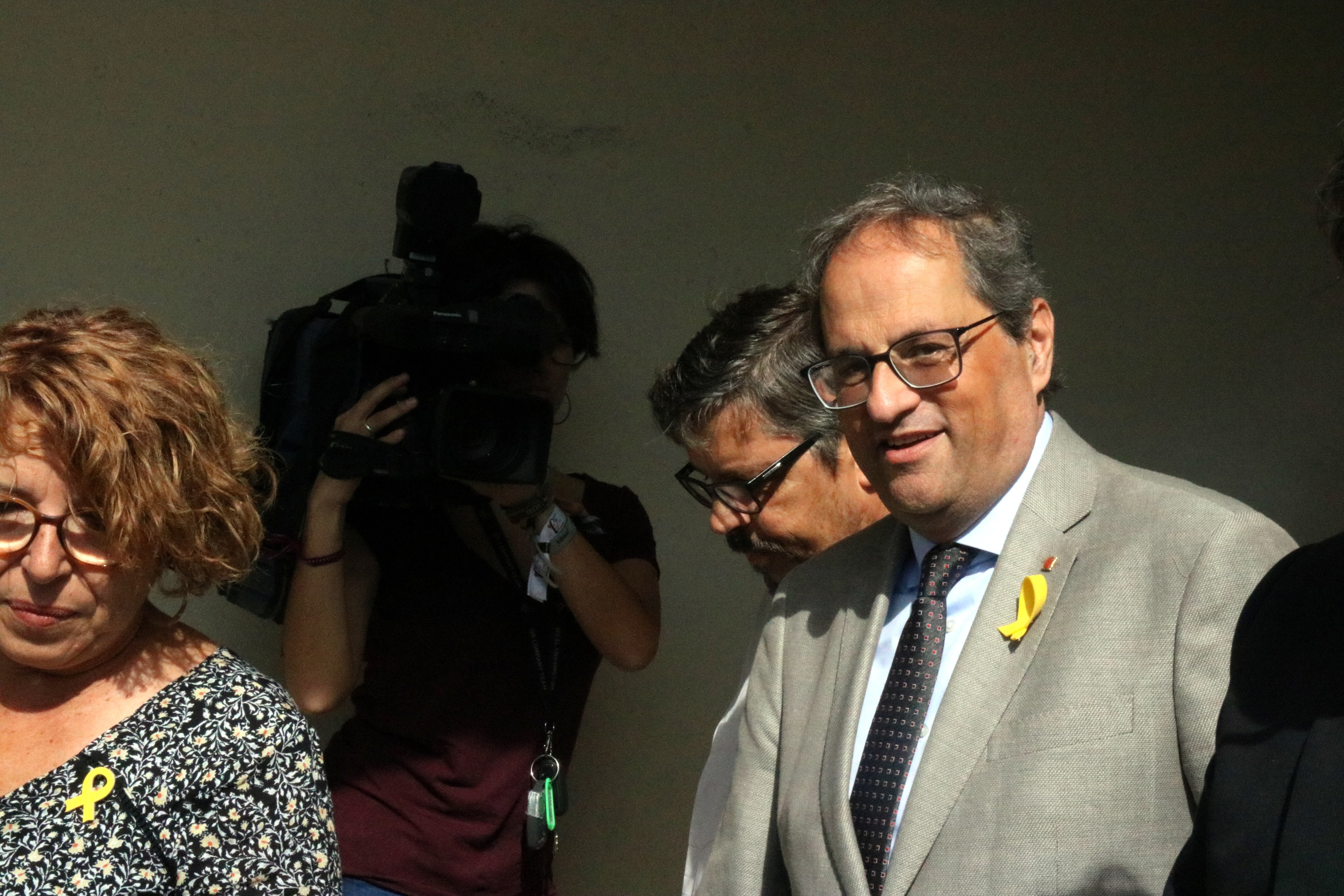 Torra, a Iceta: "Les amenaces confirmen la farsa d'aquest judici indecent"