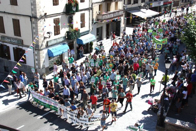 protesta pagesos os Aran ACN