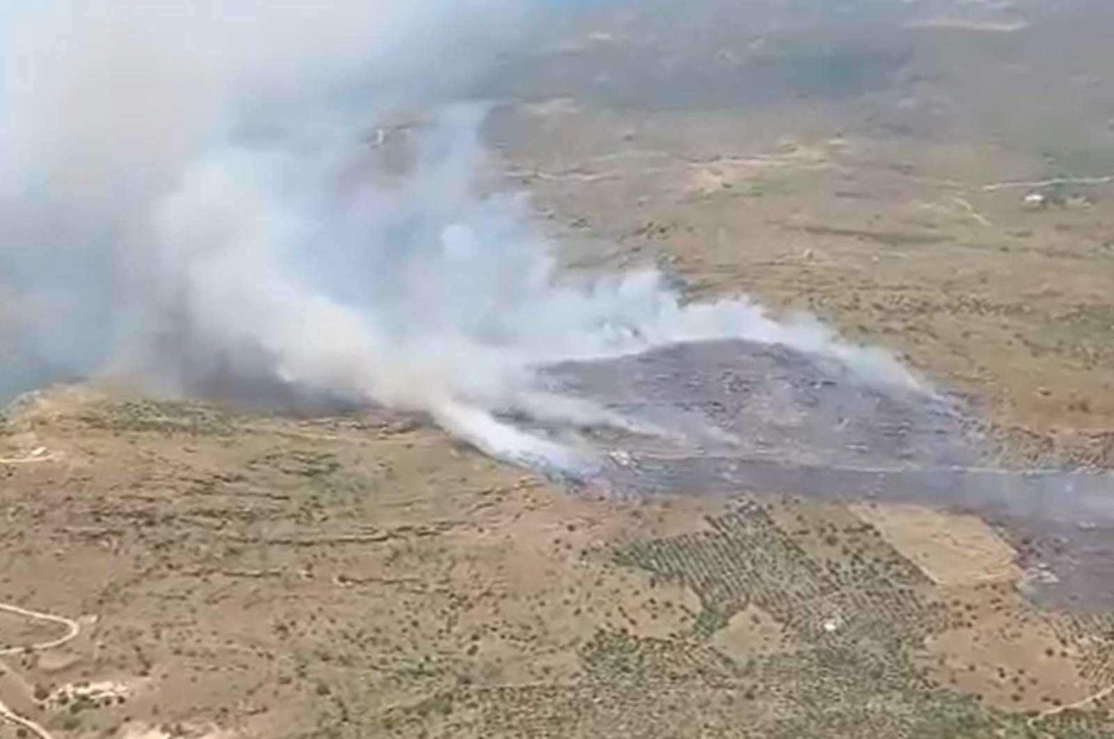 Controlat l'incendi forestal a Cadaqués que ha obligat a tallar la carretera GI-614