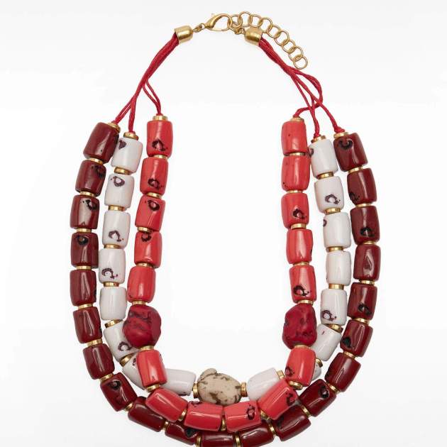 Collar|Collaret maxi triple amb pedres Collar|Collaret maxi triple amb pedres