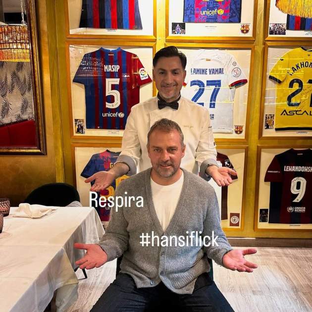 Hansi Flick restaurant Gaudim / Instagram Hansi Flick restaurant Gaudim / Instagram