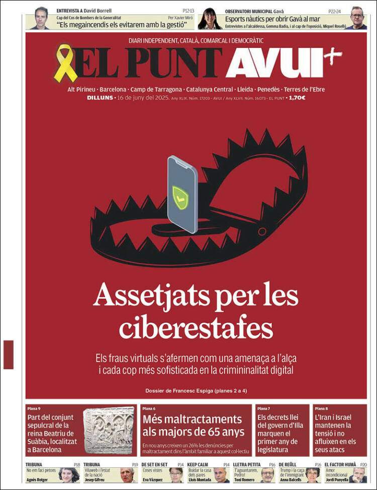 Porta 'El Punt Avui' Porta 'El Punt Avui'